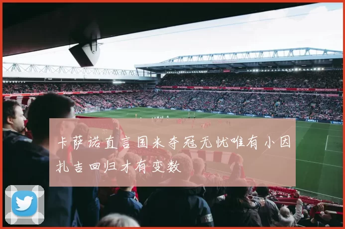 卡萨诺直言国米夺冠无忧唯有小因扎吉回归才有变数