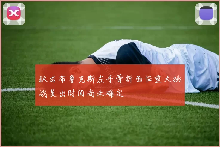 狄龙布鲁克斯左手骨折面临重大挑战复出时间尚未确定